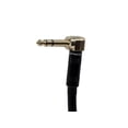 thumbnail image 2 of Cable de Pedal de Guitarra Monoprice Premier Series Negro Con Conectores en Ángulo Recto, 2 of 3