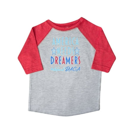 

Inktastic America Needs Dreamers- Defend DACA Gift Toddler Boy or Toddler Girl T-Shirt
