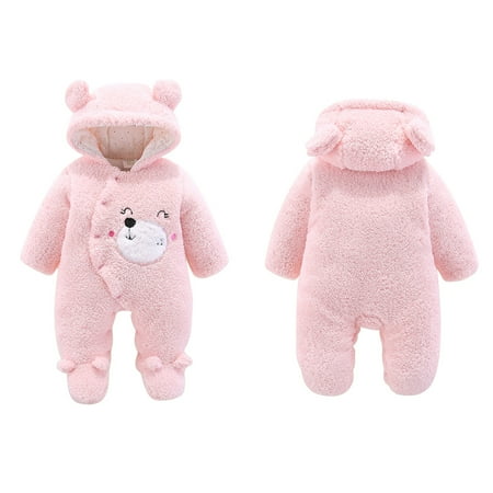 Nouveau Ne Bebe Manteau D Hiver Pour Bebe Pied Barboteuse Avant S Enclenche Combinaison Chaude Walmart Canada