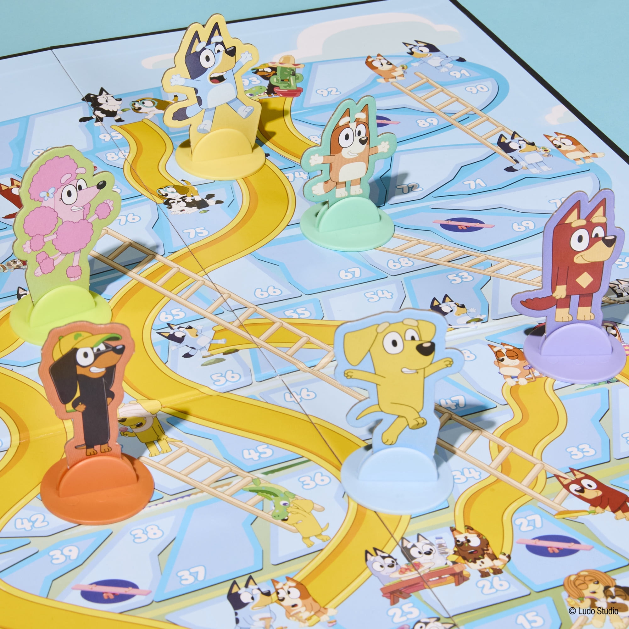 Chutes and Ladders Bluey Edition Kids Board Game, Preschool Games, Gifts for Kids, Ages 3 and up (Walmart Exclusive)