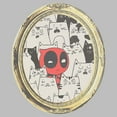 thumbnail image 2 of Mens Marvel Deadpool Cats Animated Frame Lightweight Hoodie, 2 of 4