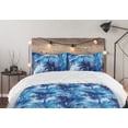 thumbnail image 5 of Ambesonne Palm Trees Down Alternative Quilt Comforter, Chill Hawaii Woodland, Twin XL, Dark Lavender Azure Blue, 5 of 5