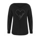 thumbnail image 4 of Camiseta de manga larga con cuello en V para mujer a la moda, blusa suelta con estampado de otoño Fridja  bvmnju4537, 4 of 5