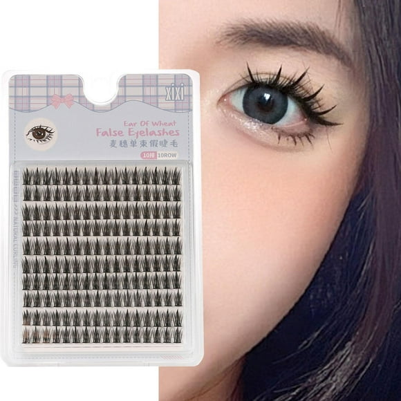 Pestañas postizas, extensiones de pestañas, injerto de pestañas, pestañas postizas livianas, mechones de pestañas individuales para fiesta de graduaci estilo B