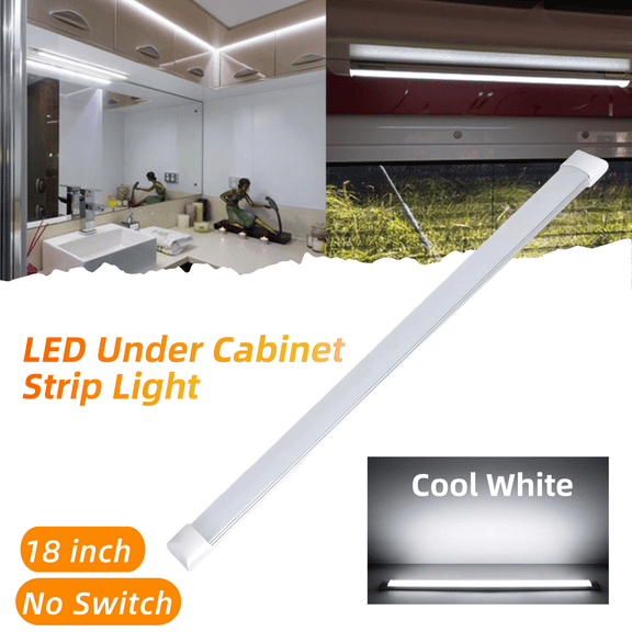 Dream Lighting White 48 oz Aluminum, 12 V LED Light Fixture RV Part