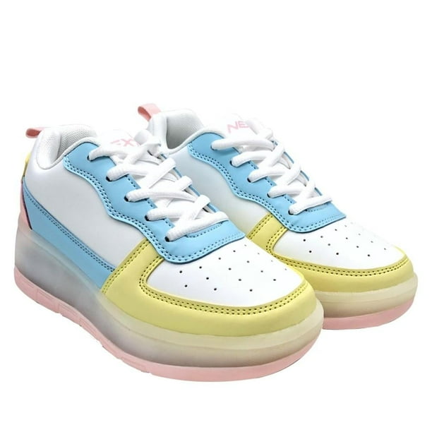Tenis Patín Next en Talla 21 Color Pastel para Niña