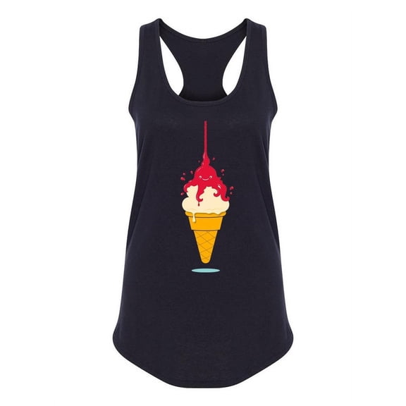 Octopus On Icre Cream Tank Women -Image by Shutterstock, Female Medium