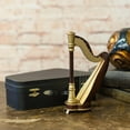 thumbnail image 4 of Realistic 8" HARP Miniature Musical Instrument Figurine, by Broadway Gifts, 4 of 4