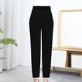 thumbnail image 5 of Jsaierl Fleece Lined Leggings Women High Waist Corduroy Thick Warm Tights Thermal Cotton Pants Petite Athletic Workout Legging, 5 of 8