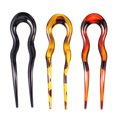 thumbnail image 1 of SHISUYAN 3 Pcs Pinces à Cheveux en Résine pour Femmes Anti-U pour Coiffe, 1 of 8