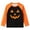Z357 Orange, variant on Yuncity Kids Halloween Tshirts Skeleton Graphic Shirts Boys Girls Fall Raglan Long Sleeve Crewneck Pullover Casual Outdoor Tees Size 9-10 Years