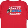 thumbnail image 4 of Inktastic Daddys Little Linebacker Boys or Girls Long Sleeve Toddler T-Shirt, 4 of 5