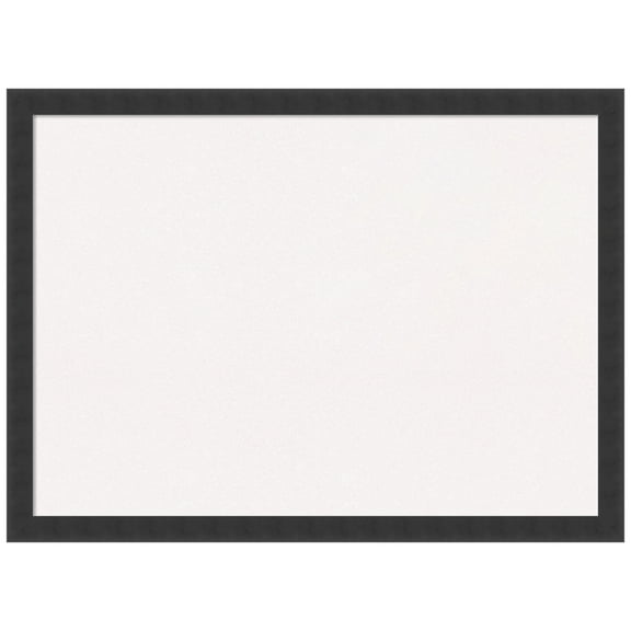 Amanti Art White Cork Board Wood Framed Mezzanotte Black Bulletin Board 30 in. x 22 in.