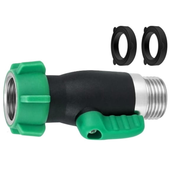 Osdhezcn Garden Hose Shut Off Valves Corrosion Resistant Fitting Full Flows Garden Hose Ball Valves for Plumbing Applications