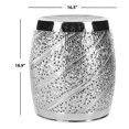 thumbnail image 4 of Safavieh Barry Aluminum Stool in Nickle Plated, 4 of 5