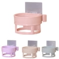 thumbnail image 3 of Youkk Hair Dryer Holder Bathroom ABS Wall Stand Sturdy Adhesive Mount Stand Washroom Storage Rack, 3 of 9