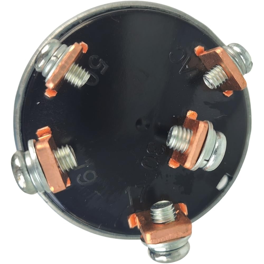 Ignition Starter Key Switch 1E013-63590 183827 Compatible with Kubota D722 D902 D1305 V1305 Compatible with Grasshopper Mower 721G2 721D 321D 722D 322D 725D 325D 729 329 928D 930D2 428D 7960-5