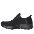 thumbnail image 4 of Zapatillas Skechers para Mujer Sin Cordones Summits Negro Talla 7.5, 4 of 5
