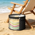 thumbnail image 1 of Hat Storage Box With Clear Window Dustproofs Zipper Collapsibles Sun Hat Organizer Bag For Wide Brims Straw Beach Hats Baseball Caps Fedora Cowboy Hats, 1 of 6