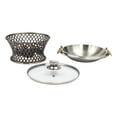 thumbnail image 5 of Stainless Steel Chafing Dish Buffet Set Food Warmer Chafer W/ Clear Lid 1-1.5L, 5 of 28