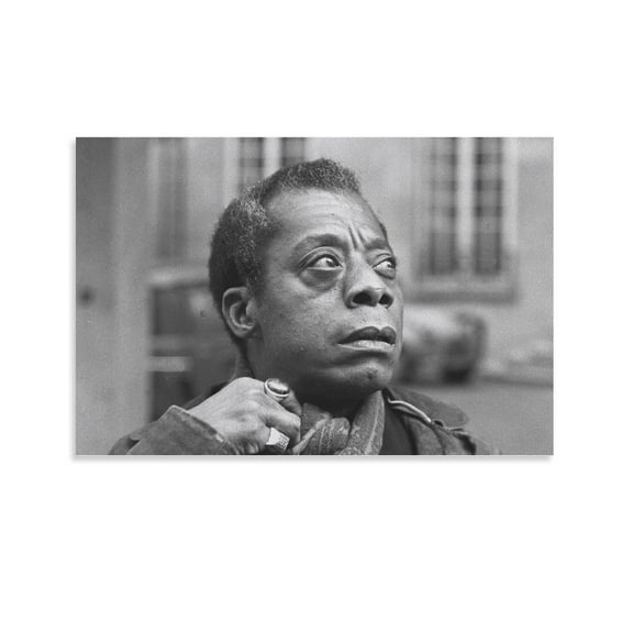 American Atheists James Baldwin Retro Poster Wall Art Poster Scroll Canvas Painting Picture Living Room Decor Home 24x36inch(60x90cm)