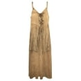 thumbnail image 6 of Western Suede Pattern Sleeveless Dress Loose Women's Dress Dresses Luxury Evening Dresses, 6 of 9