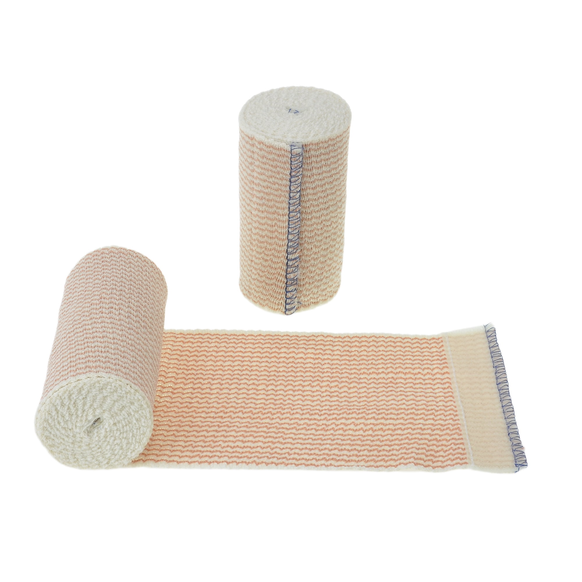 Dealmed Elastic Bandage Wrap 4" with Self Closure, Stretched Compression (50 Rolls/Case)