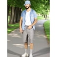 thumbnail image 4 of Pack de 2 Shorts Hombre Casual Cintura Ajustable Detalles Texturizados Diseño Moderno, 4 of 5