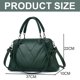 thumbnail image 2 of Bolso de hombro femenino de gran capacidad de pu, bolso de viaje para trabajar, bolso de mensajero simple, 2 of 5