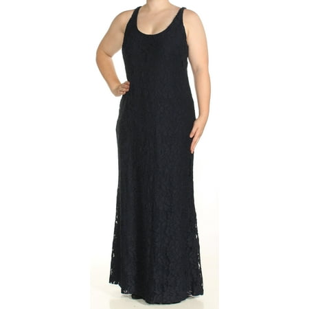 ralph lauren navy evening gown