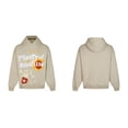 thumbnail image 1 of Sweat à Capuche Planète Cassé Tendance Américaine Imprimé Amusant de Rue plus Velours design Ample, 1 of 5