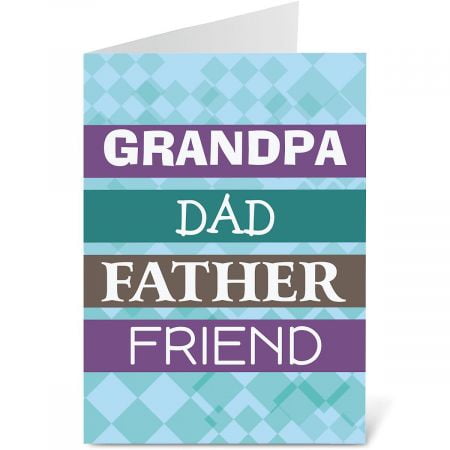 Download To Grandpa On Father S Day Card Large 5 X 7 Fathers Day Card With Sentiment Inside White Envelope Walmart Com Walmart Com