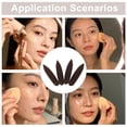 thumbnail image 3 of WASHWEPE 4Ud Esponjas De Maquillaje Marrón Para Base Uso Y Húmedo Aplicador, 3 of 6