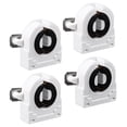 thumbnail image 1 of Unique Bargains 4 Pcs 2A T8 Socket G13 Base Fluorescent Lamp Holder Light Accessory White, 1 of 6