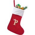 thumbnail image 1 of Bas de Noël, Bas de Tricot Personnalisés de Noël Moyen avec Lettres, Chaussettes de Père Noël Suspendues Rouges pour Décoration de Noël Cadeau de Noël, 1 of 4