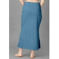thumbnail image 3 of Trendmalls Lycra Spendex Saree Shapewear Petticoat for Women-P01-Blue ice, 3 of 6