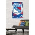 thumbnail image 2 of NHL New York Rangers - Maximalist Logo 23 Wall Poster, 22.375" x 34" Framed, 2 of 5