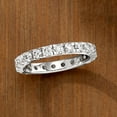 thumbnail image 5 of Ross-Simons 1.10 ct. t.w. Moissanite Eternity Band in Sterling Silver, Women's, Adult, 5 of 6