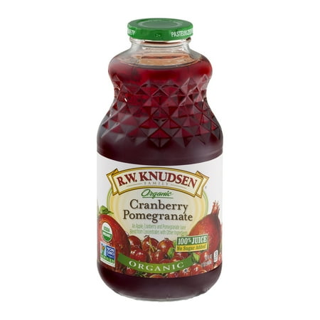 R.W. Knudsen Family Organic Juice, Cranberry Pomegranate, 32 Fl Oz, 1 Count