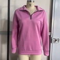 thumbnail image 5 of Yokua Women's Half Zip Cropped Pullover Quarter Zipper Hoodie Fall Winter Casual Sweatshirt Coat, 5 of 9