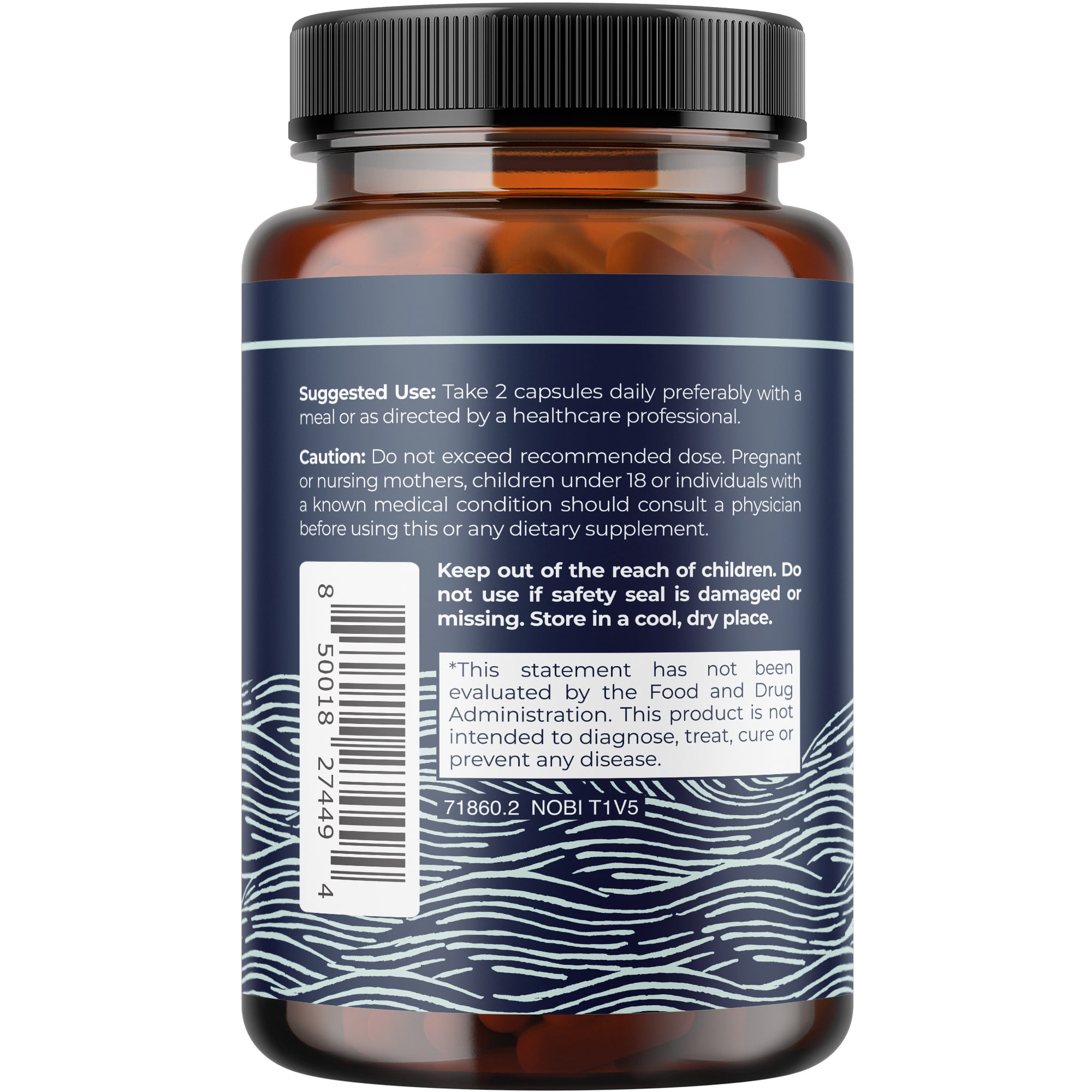 High Absorption Chelated Magnesium Glycinate Capsules, 400 mg, Flavorless, 120 Ct