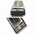 thumbnail image 3 of Swan Harmonica 10 Holes Key of C SILVER w/ Case Harp Stainless Steel NEW, 3 of 5