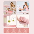 thumbnail image 6 of PAWZ Road Cat Tree 31.5" Cute Flower Cat Scratching Post Tower with Cozy Condo, Hammock & Ramp for Indoor Cats, Pink, 6 of 7