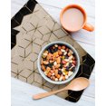 thumbnail image 3 of Brown Geometric Kitchen Dish Towels for Drying Dishes Set of 2, Modern Abstract Art Ombre Waffle Weave Microfiber Hand Tea Bathroom Towels Quick Dry & Absorbent Towel 12x12, 3 of 7