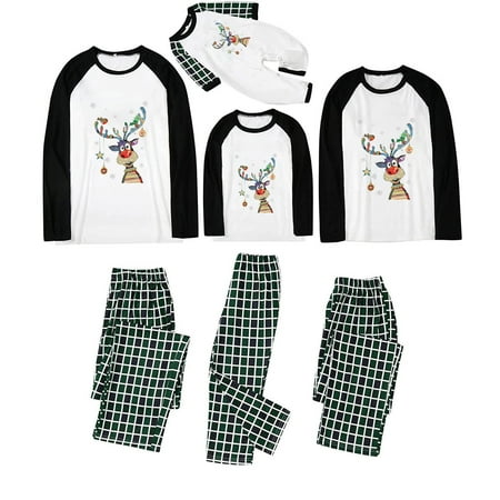 

Stamzod Family Matching Pajama Christmas Sleep Sets Women s Fashion Autumn Winter Stripes Long Sleeve Holiday PJ s Xmas Sleepwear Gray M