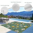thumbnail image 3 of Green Botanical Outdoor Rug for Patio/Deck/Porch, Non-Slip Large Area Rug 4 x 6 Ft, Spring Floral Summer Lemon Birds Indoor Outdoor Rugs Washable Area Rugs, Reversible Camping Rug Carpet Runner, 3 of 8