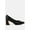 Black, variant on Casey Metallic Detail Block Heel Pumps