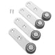 thumbnail image 5 of ColoMX 4 ruedas para puerta corredera: polea silenciosa para puerta de patio con alta capacidad de carga - Material antidesgaste para muebles y armarios, 5 of 7