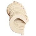thumbnail image 7 of 10pcs DIY Wooden Cutouts Unfinished Horseshoe Shaped Slices Horseshoe Cutouts, 7 of 7