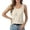 Beige Tank Tops, variant on Women Knit Tank Tops Summer Solid Color Sleeveless Round Neck Flowy Casual Tunic Blouse With Waist Tie Vacation Female Camisole